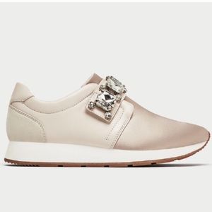 ISO, I'm looking for these. Zara satin sneakers
